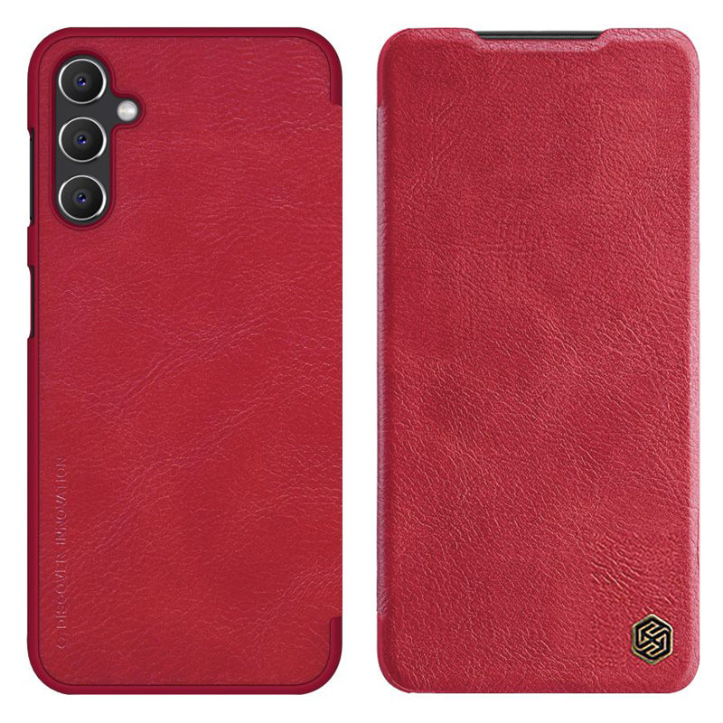 NILLKIN Qin Series for Samsung Galaxy A14 5G PU Leather PC Phone Case Shockproof Cover with Card Holder NILLKIN Qin Series for Samsung Galaxy A14 5G PU Leather PC Phone Case Shockproof Cover with Card Holder